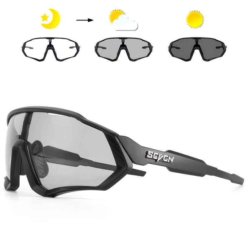 Combo BikeFriday | Óculos Fotocromático + Farol + Luva + 3 Brindes Exclusivos