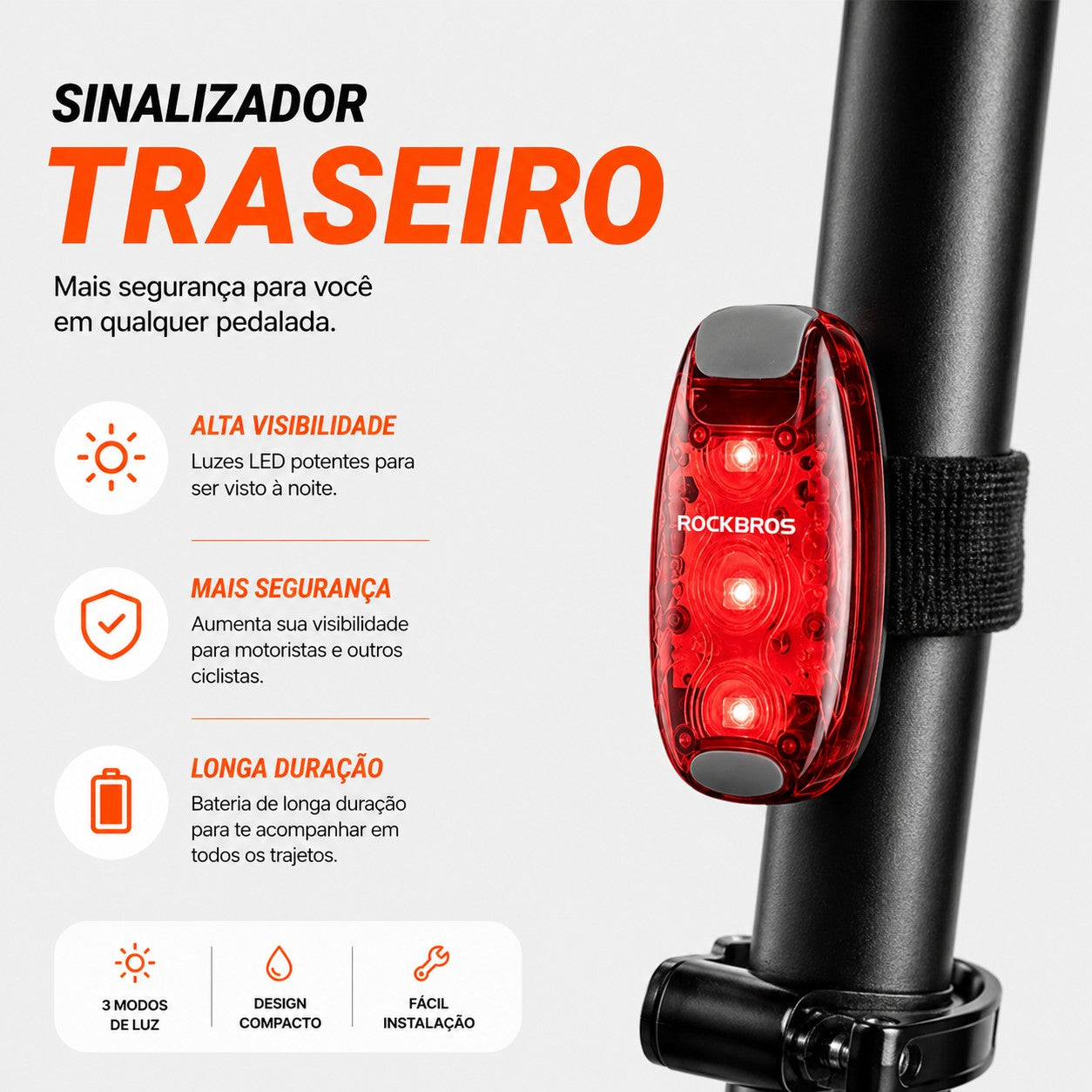 3. Sinalizador traseiro