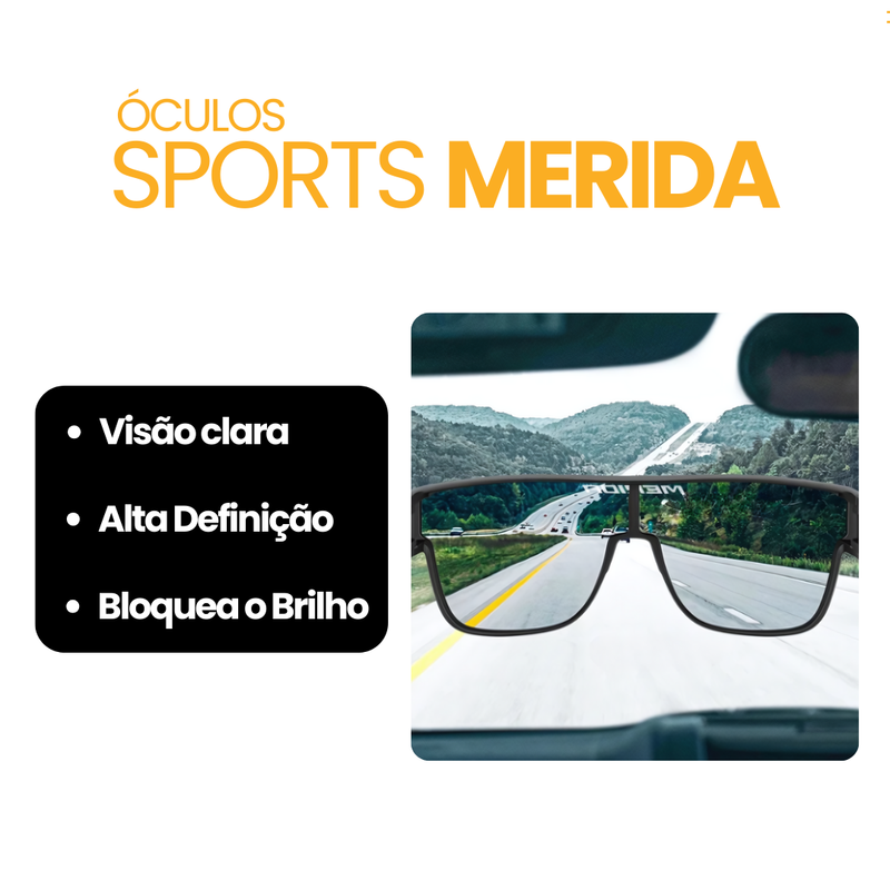 Óculos Sports Merida | COMPRE 1 LEVE 2