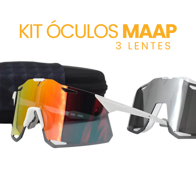 Kit Óculos Maap 3 Lentes