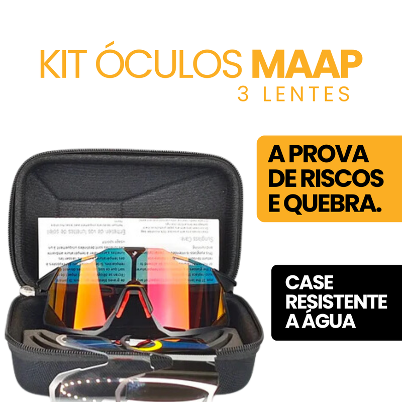 Kit Óculos Maap 3 Lentes