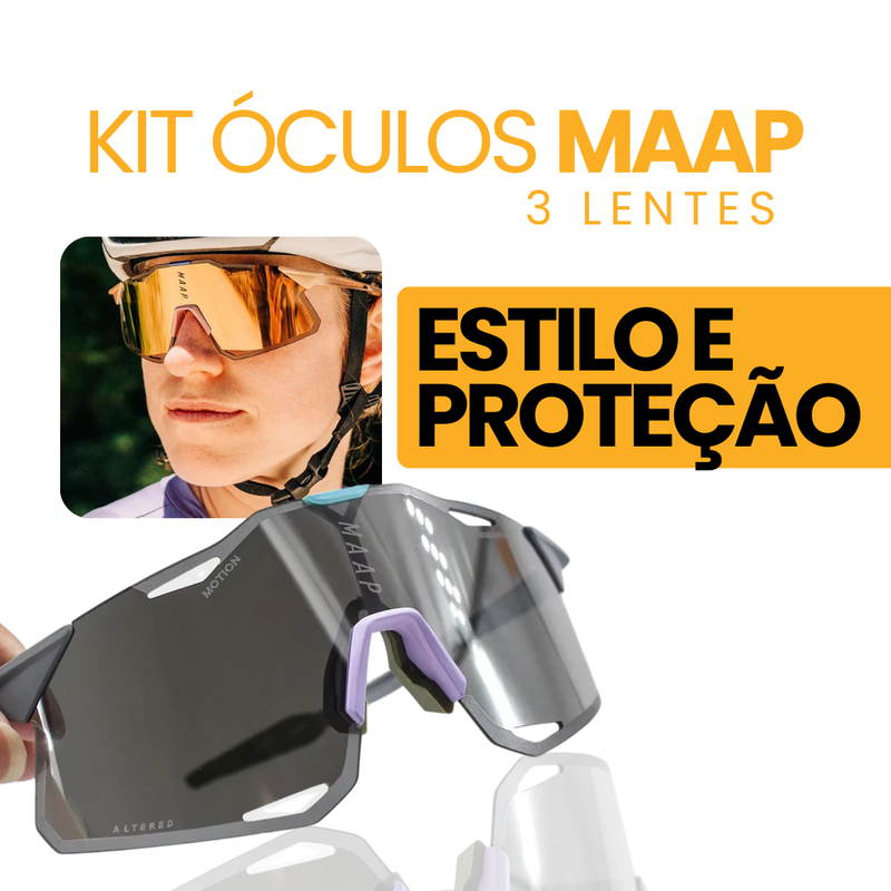 Kit Óculos Maap 3 Lentes