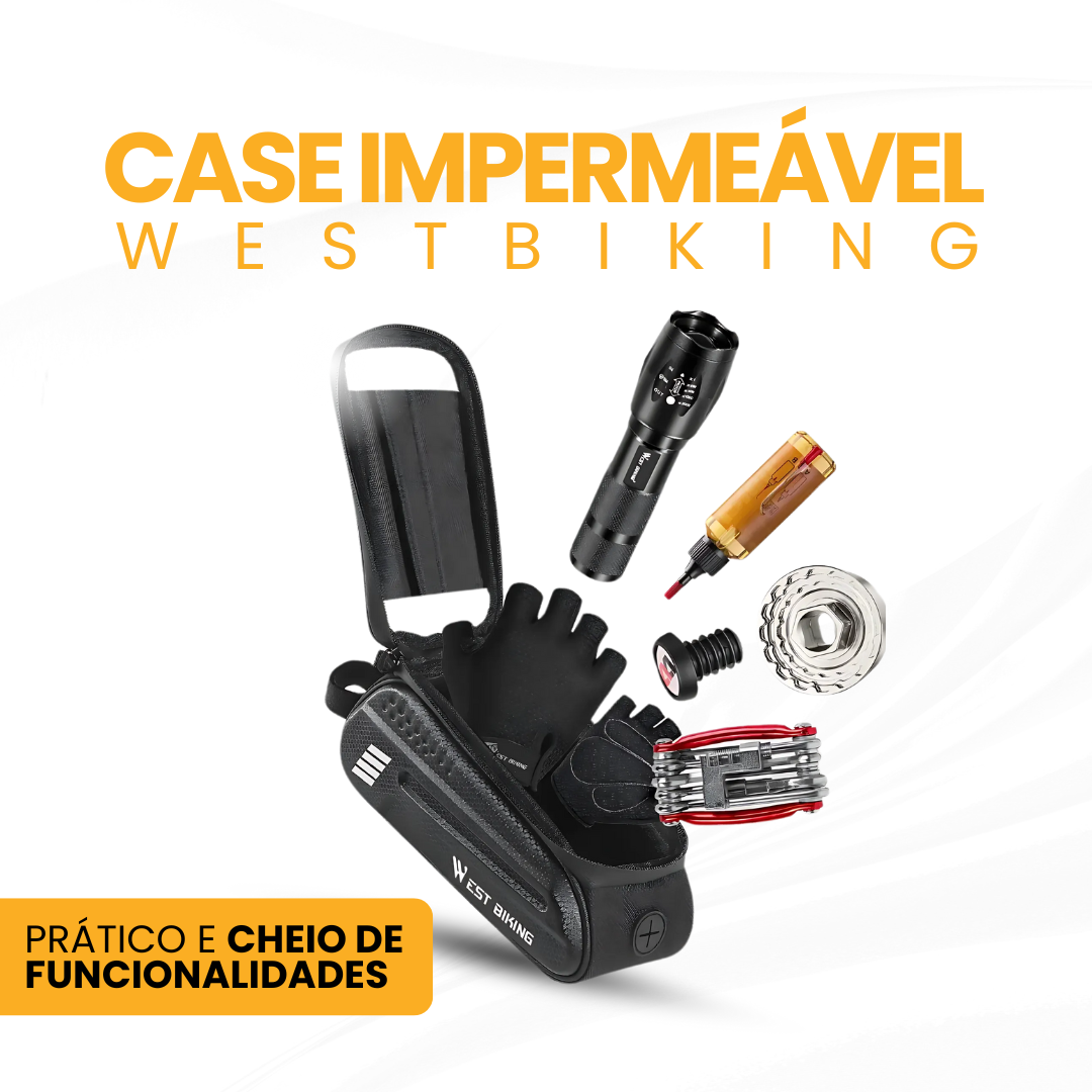 Case Impermeável WestBiking | + BRINDE EXCLUSIVO