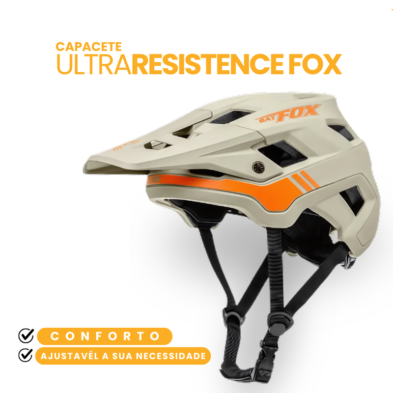 Capacete UltraResistence Fox + BRINDE BANDANA