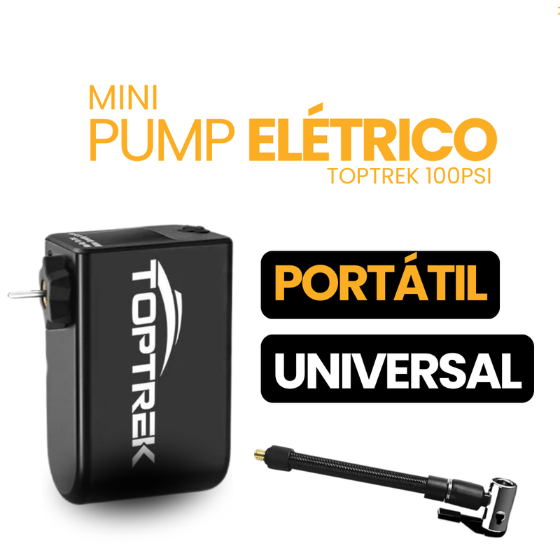 Mini Pump Elétrico Toptrek 100psi