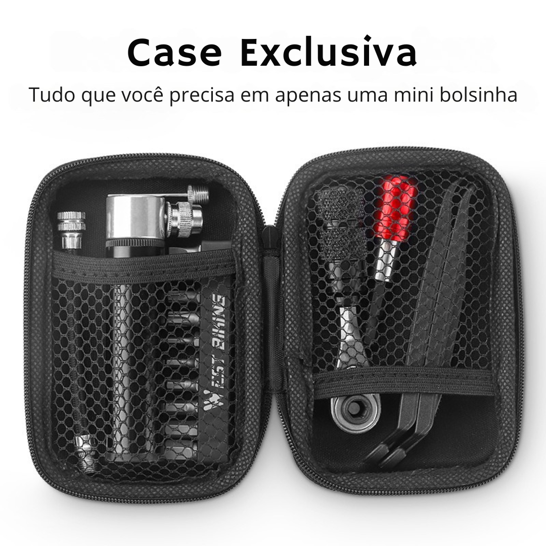 O furo acontece a 20 km de casa. A ferramenta decide se você volta pedalando.