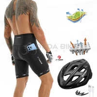 Bermuda Preta + Capacete Preto