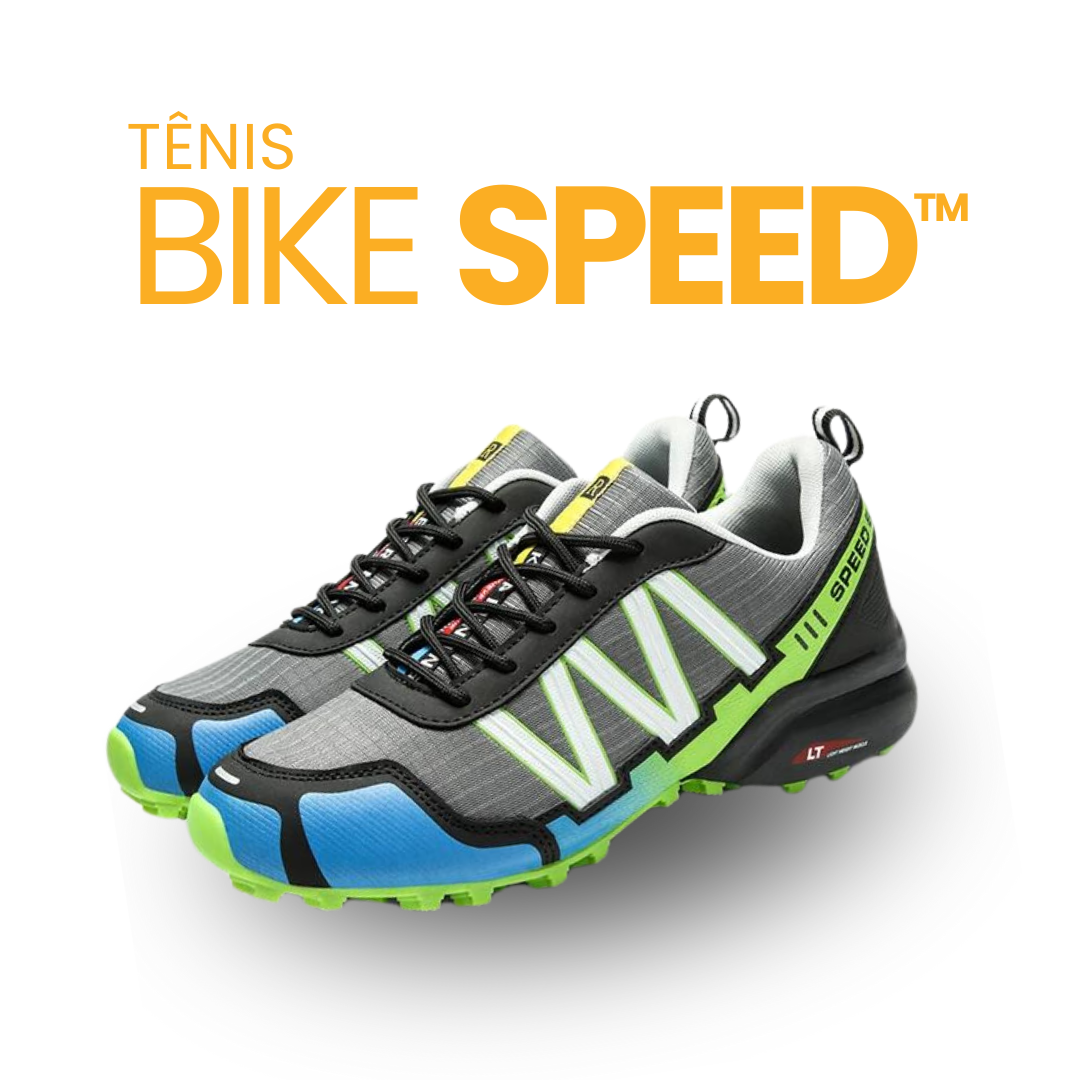 Tênis BikeSpeed esportivo com sola tratorada
