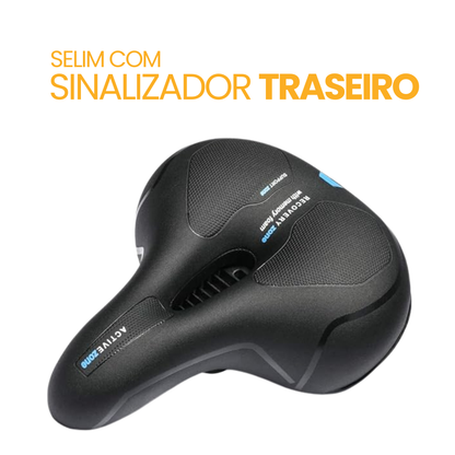 Selim com Sinalizador Traseiro | + BRINDE EXCLUSIVO