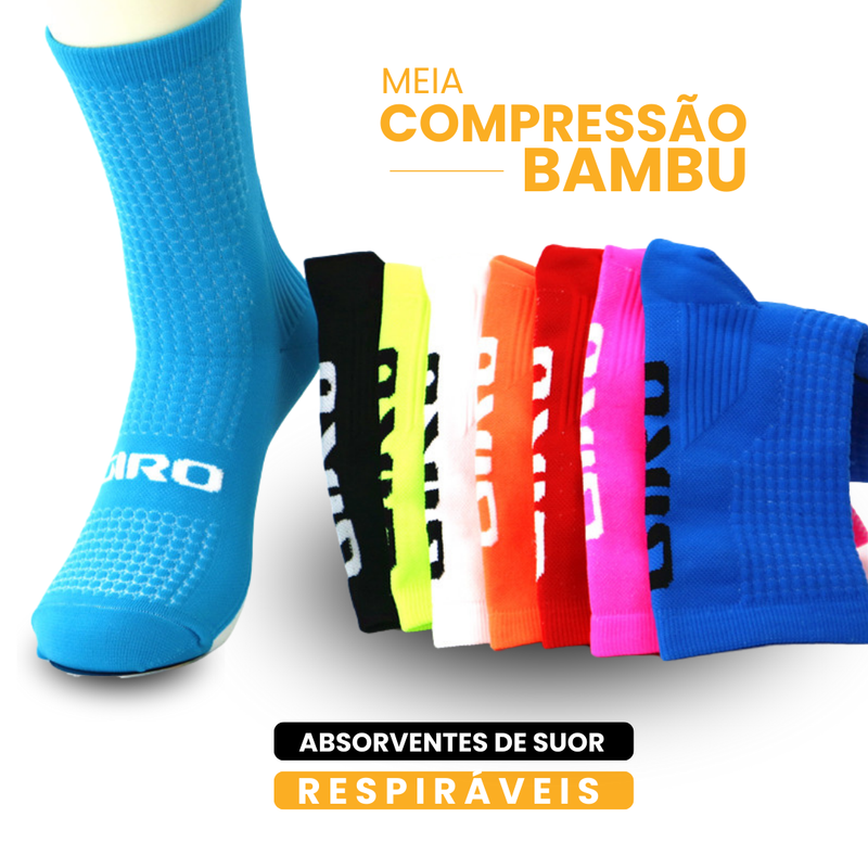 Meia Compressão Bambu | Compre 3 Leve 5