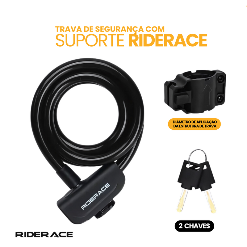 Trava de Segurança com Suporte Riderace | COMPRE 1 LEVE 2