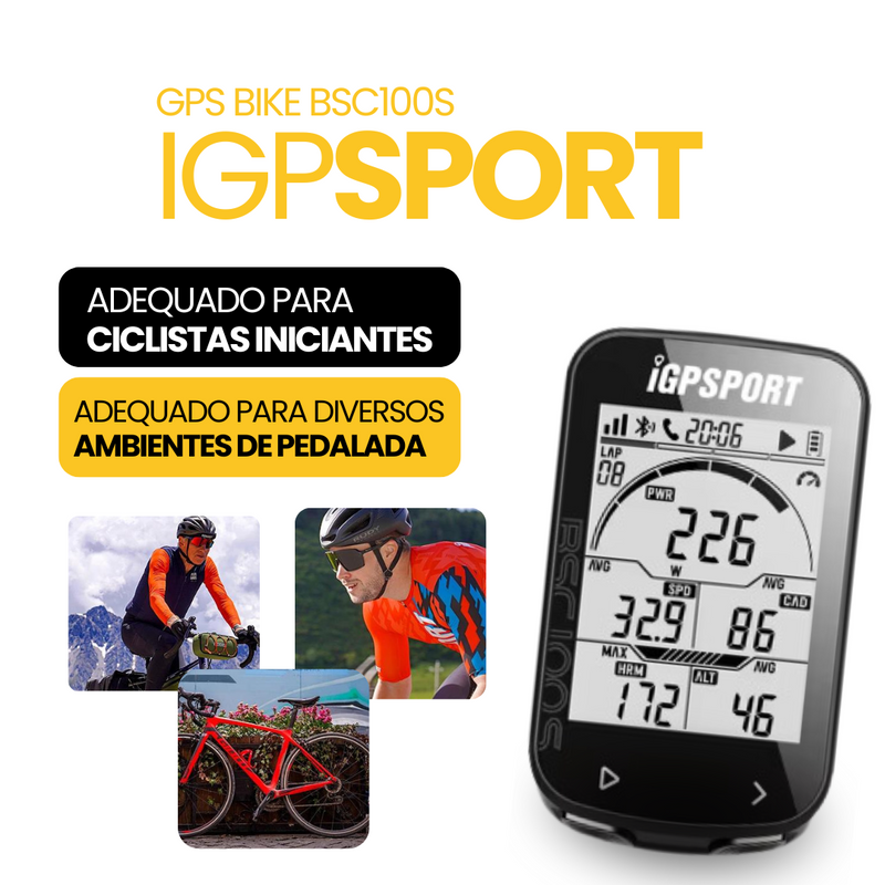 GPS Bike Bsc100s IgpSport | Brinde Suporte