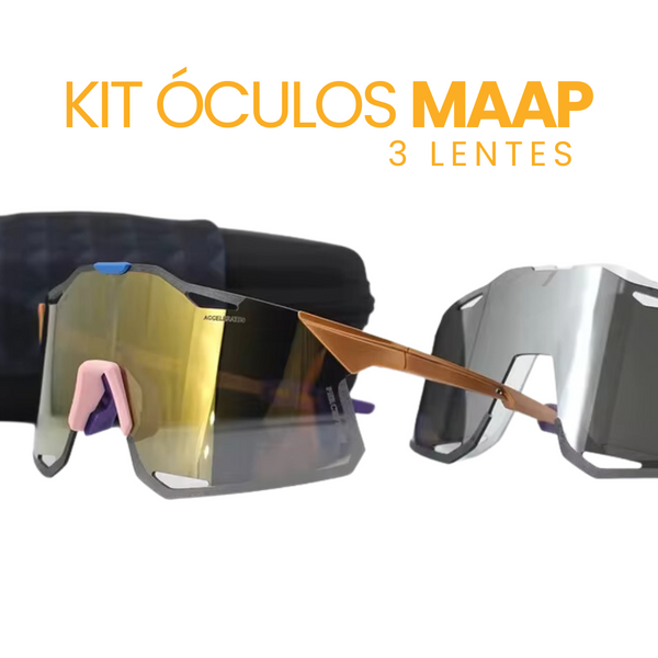 Kit Óculos Maap 3 Lentes