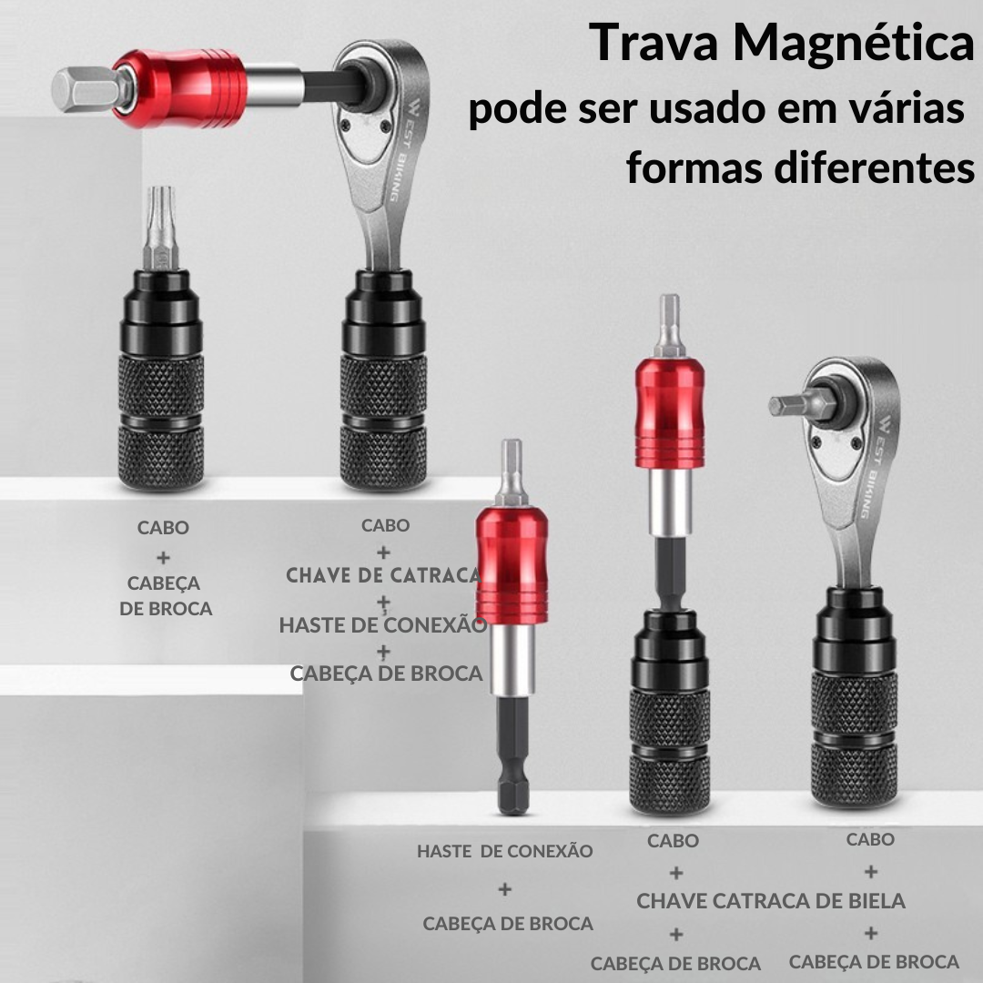Guidão frouxo e selim torto se resolvem com a chave certa.