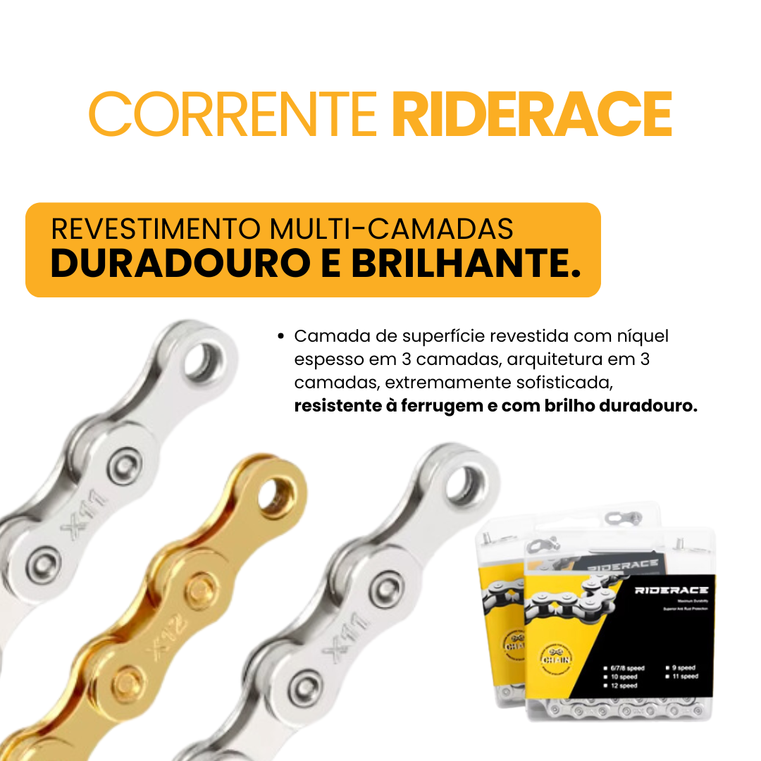 Corrente seca e suja rouba força que você não vê.
