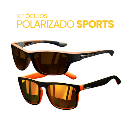 Kit Óculos Polarizado Sports| Compre 1 Leve 2