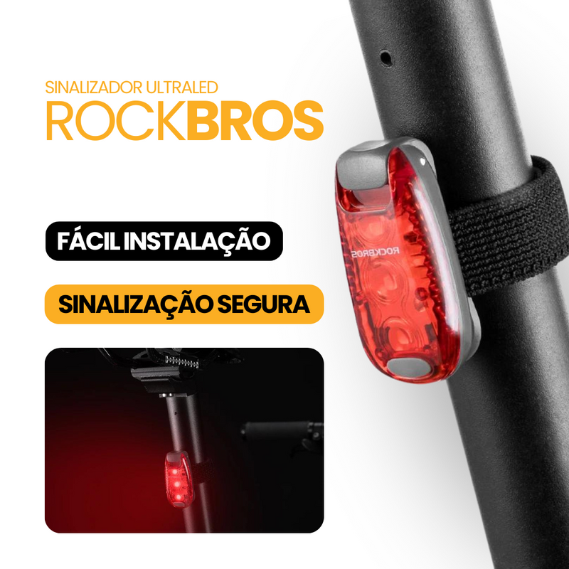 Sinalizador Ultraled ROCKBROS | COMPRE 1 LEVE 2