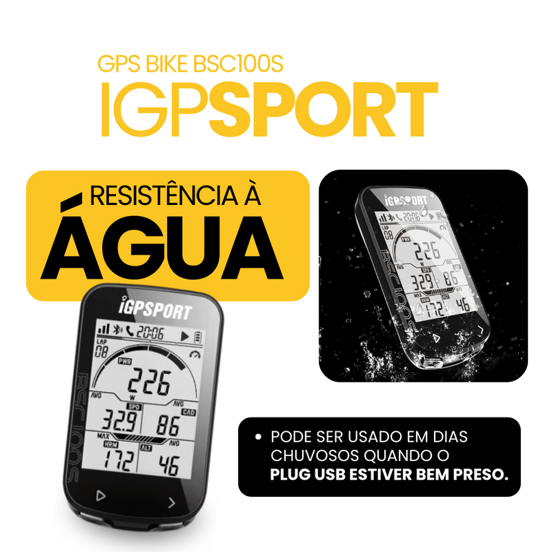 GPS Bike Bsc100s IgpSport | Brinde Suporte