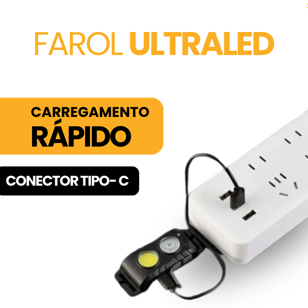 Farol UltraLed | COMPRE 1 LEVE 2 + BRINDE EXCLUSIVO