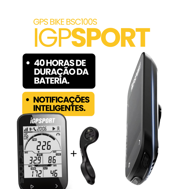 GPS Bike Bsc100s IgpSport | Brinde Suporte