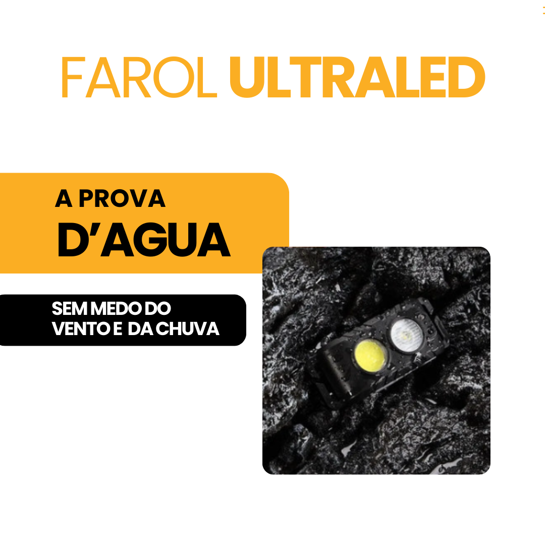 Farol UltraLed | COMPRE 1 LEVE 2 + BRINDE EXCLUSIVO
