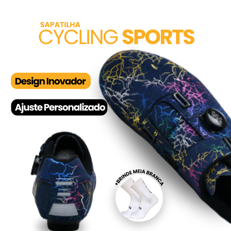 Sapatilha Cycling Sports | BRINDE MEIA GIRO