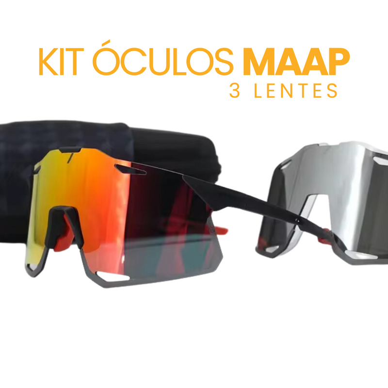 Kit Óculos Maap 3 Lentes