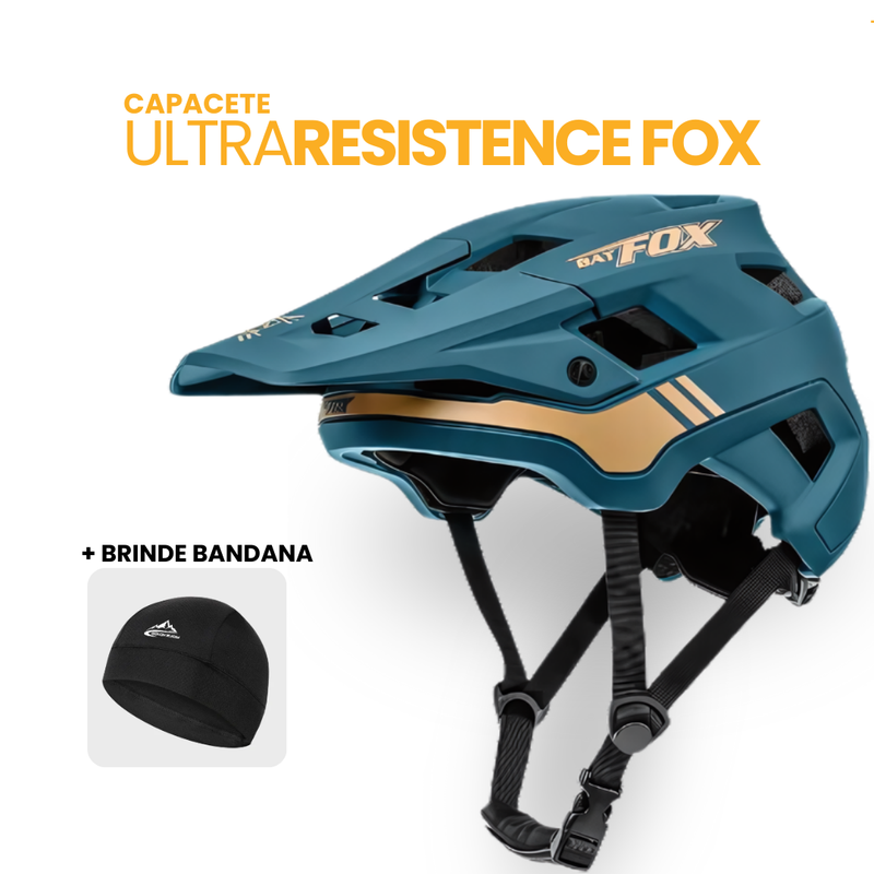 Capacete UltraResistence Fox + BRINDE BANDANA