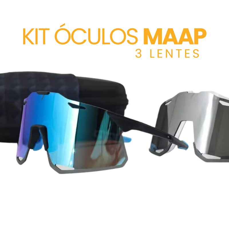 Kit Óculos Maap 3 Lentes