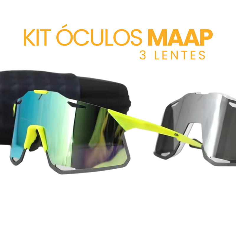 Kit Óculos Maap 3 Lentes