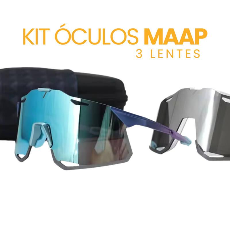 Kit Óculos Maap 3 Lentes