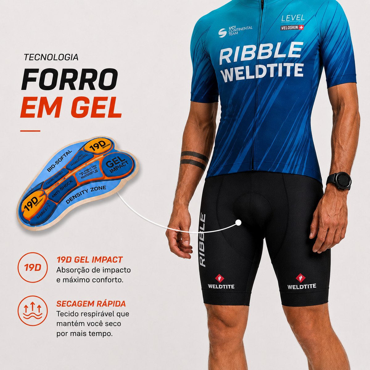 Conjunto de Ciclismo Pro