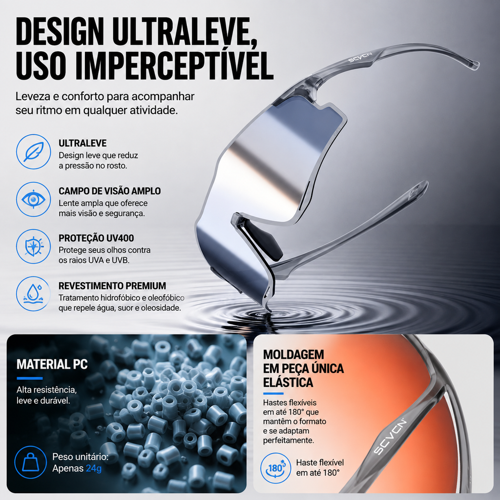 Óculos Polarizado Outdoor Sports