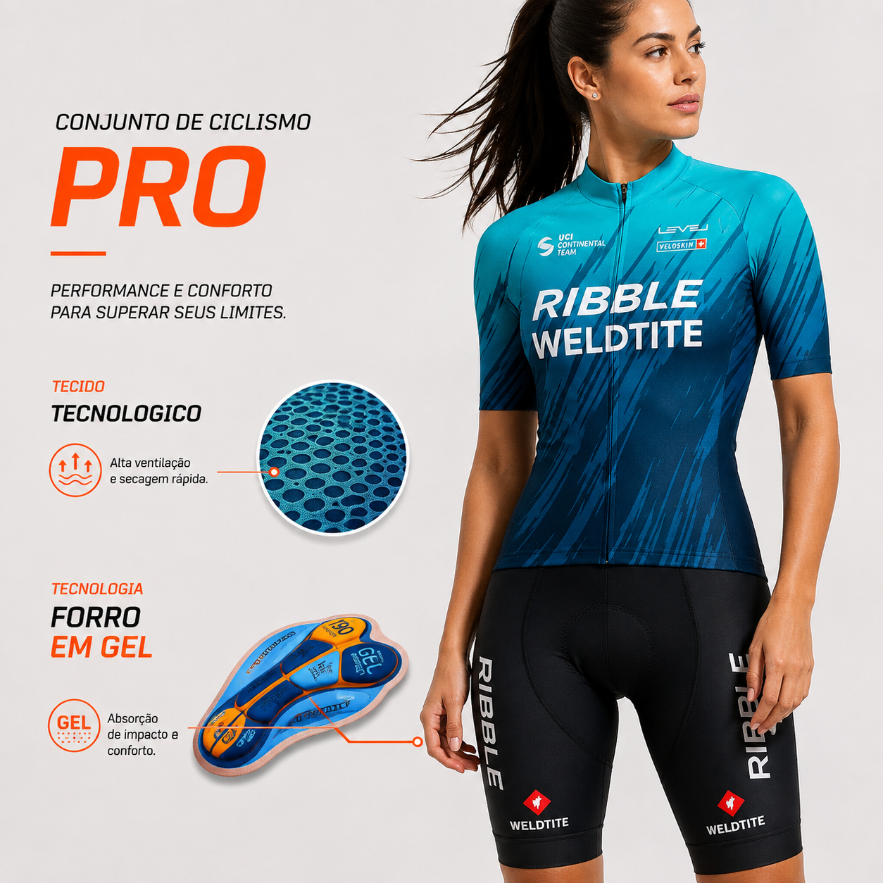Conjunto de Ciclismo Pro