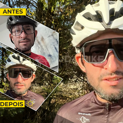 Óculos Fotocromático Cycling | COMPRE 1 LEVE 2 + BRINDE EXCLUSIVO