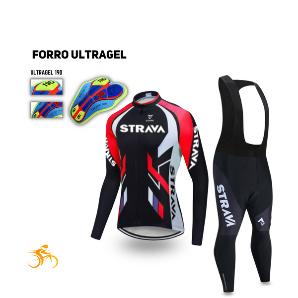 Conjunto Strava Manga Longa UltraGel™