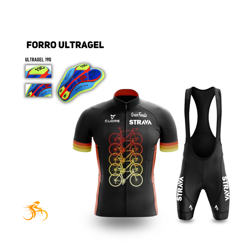 Conjunto Strava UltraGel™ | BIKE FRIDAY