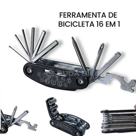 Ferramenta Portátil Cycle 16 em 1 | + BRINDE EXCLUSIVO
