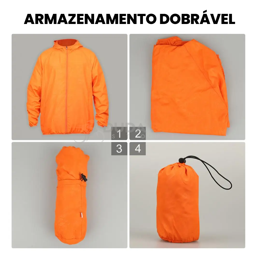 Jaqueta Impermeável UV400 | + BRINDE EXCLUSIVO