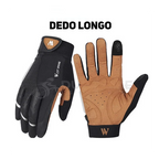 Luva Couro Ecológico West Biking | + BRINDE EXCLUSIVO