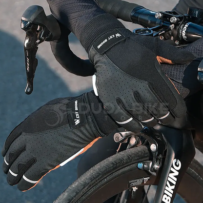 Luva Couro Ecológico West Biking | + BRINDE EXCLUSIVO