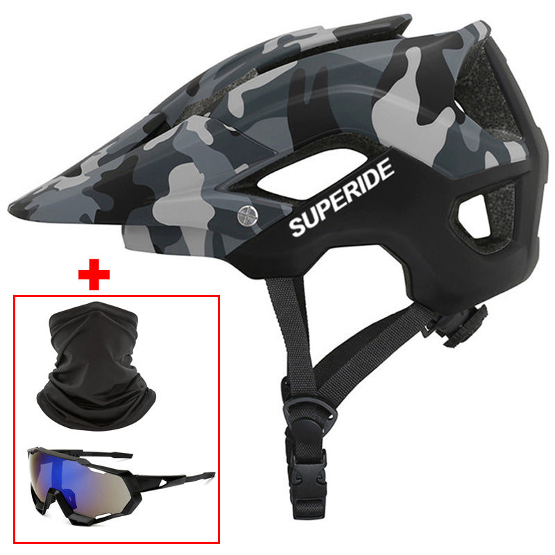 Capacete SupeRide MTB | BRINDE BALACLAVA E OCULOS