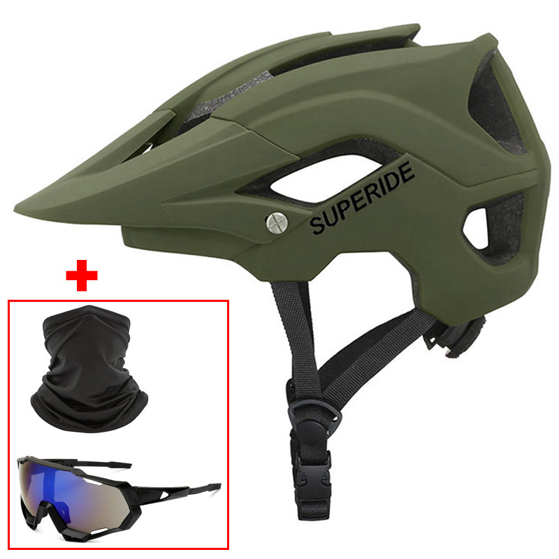 Capacete SupeRide MTB | BRINDE BALACLAVA E OCULOS