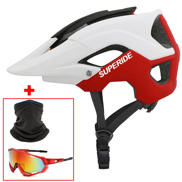 Capacete SupeRide MTB | BRINDE BALACLAVA E OCULOS