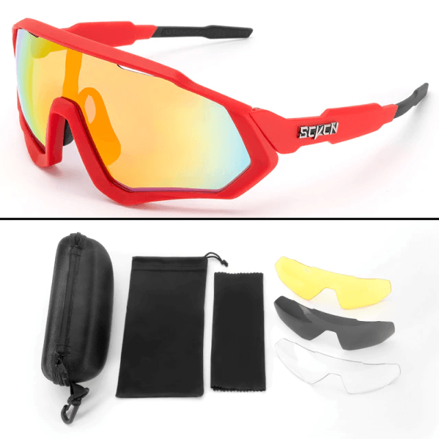 Kit Óculos Polarizado Cycle 4 Lentes™ - Duda Bike Store