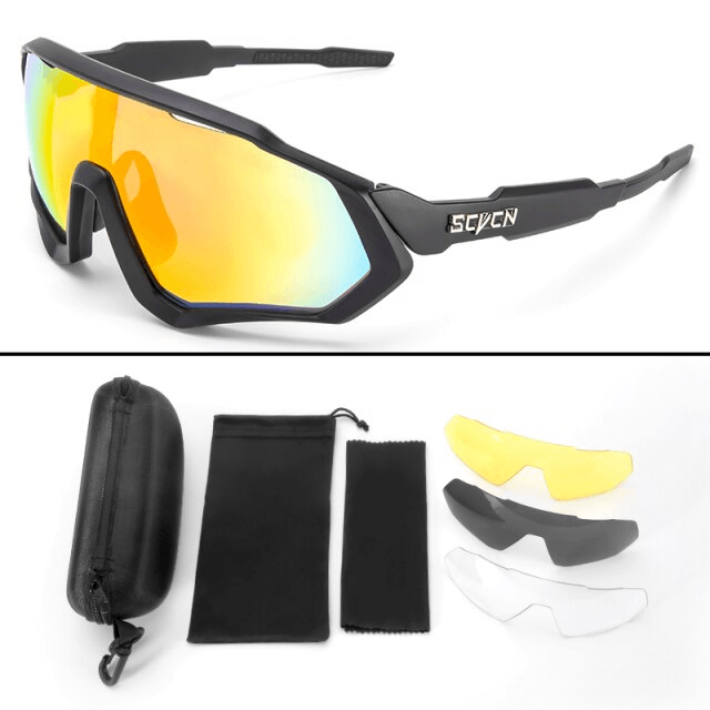 Kit Óculos Polarizado Cycle 4 Lentes™ - Duda Bike Store