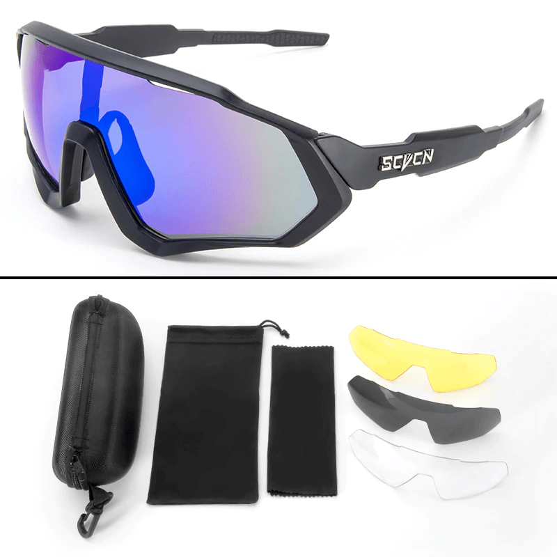 Kit Óculos Polarizado Cycle 4 Lentes™ - Duda Bike Store