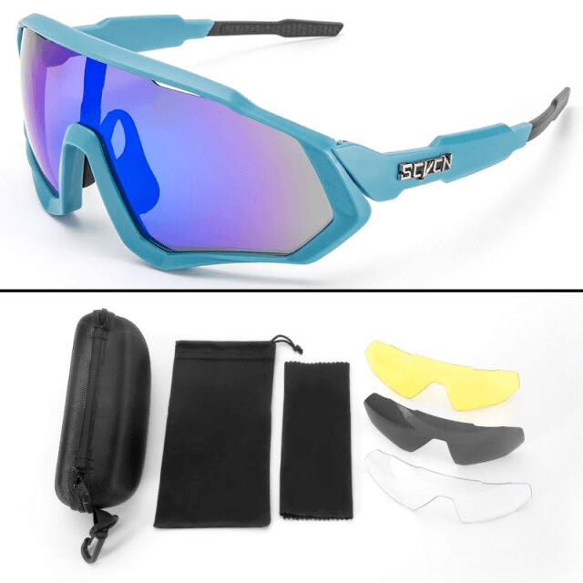 Kit Óculos Polarizado Cycle 4 Lentes™ - Duda Bike Store