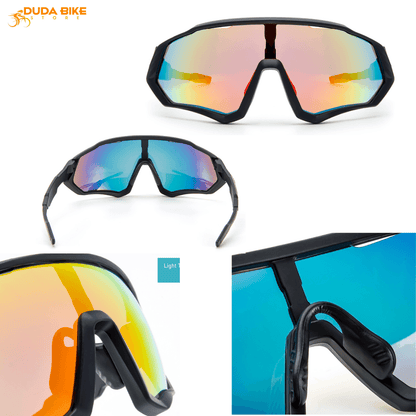 Kit Óculos Polarizado Cycle 4 Lentes™ - Duda Bike Store