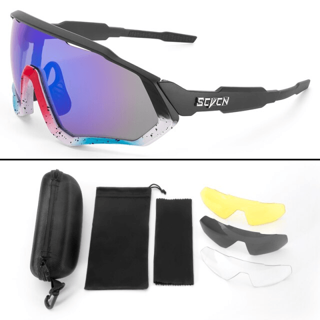 Kit Óculos Polarizado Cycle 4 Lentes™ - Duda Bike Store